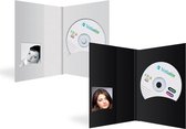 1x100 Daiber portrait folders w. CD archieve 10x15 white