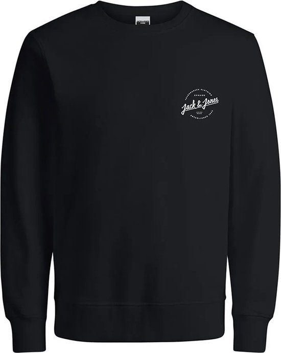 Jack & Jones - Heren Sweaters arthur Sweat Crew Neck - Zwart - Maat XXL