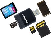 Lecteur de carte mémoire INCRUSB3.0SDMSDU2 intégré Noir USB 3.0 (3.1 Gen 1) Type-C
