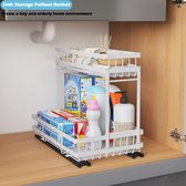 uittrekbare organizer voor onder de gootsteen, ladeplank, organizer for under the sink