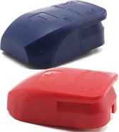 10 stuks accupoolhoes, rubberen batterij-poolhoes, positieve negatieve batterijhoes, autoaccu, poolafdekking, isolatie, batterijafdekking voor auto, vrachtwagen, rood, zwart