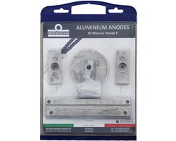 Anode en aluminium TECNOSEAL Mercury Verado 4/OptiMax transparente