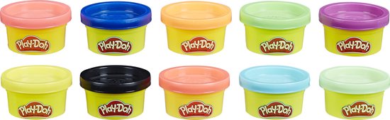 Play Doh Party Pack - Boetseerklei met 10 potjes in diverse kleuren