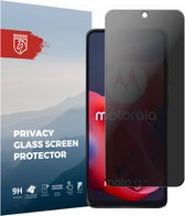 Rosso Privacy Screen Protector Geschikt voor de Motorola Moto G24 - 9H Gehard Glas - Case Friendly Tempered Glass - Eenvoudige Installatie