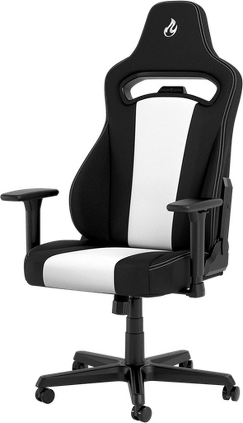Nitro E250 Gaming Stoel Zwart/Wit Verstelbaar Comfort - Nitro - €232,00