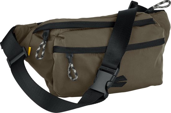 camel active TERRA Belt Bag van gerecycled nylon - Maat menswear-M - Khaki
