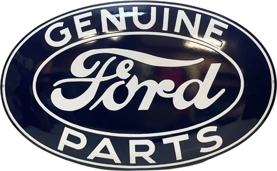 Ford Genuine Parts Ovaal Emaille Bord 50 x 31 cm