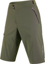 Nalini Heren Fietsbroek kort zonder bretels - Zonder Zeem - Groen - ADVENTURES SHORT Olive green - XXL