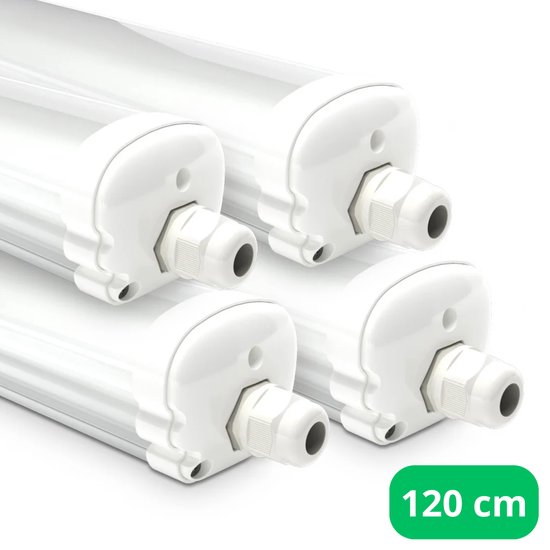 LED's Light Lampes à tube fluorescent LED complètes 120 cm - Convient pour l'extérieur et l'intérieur - 2420 lm - 4PACK