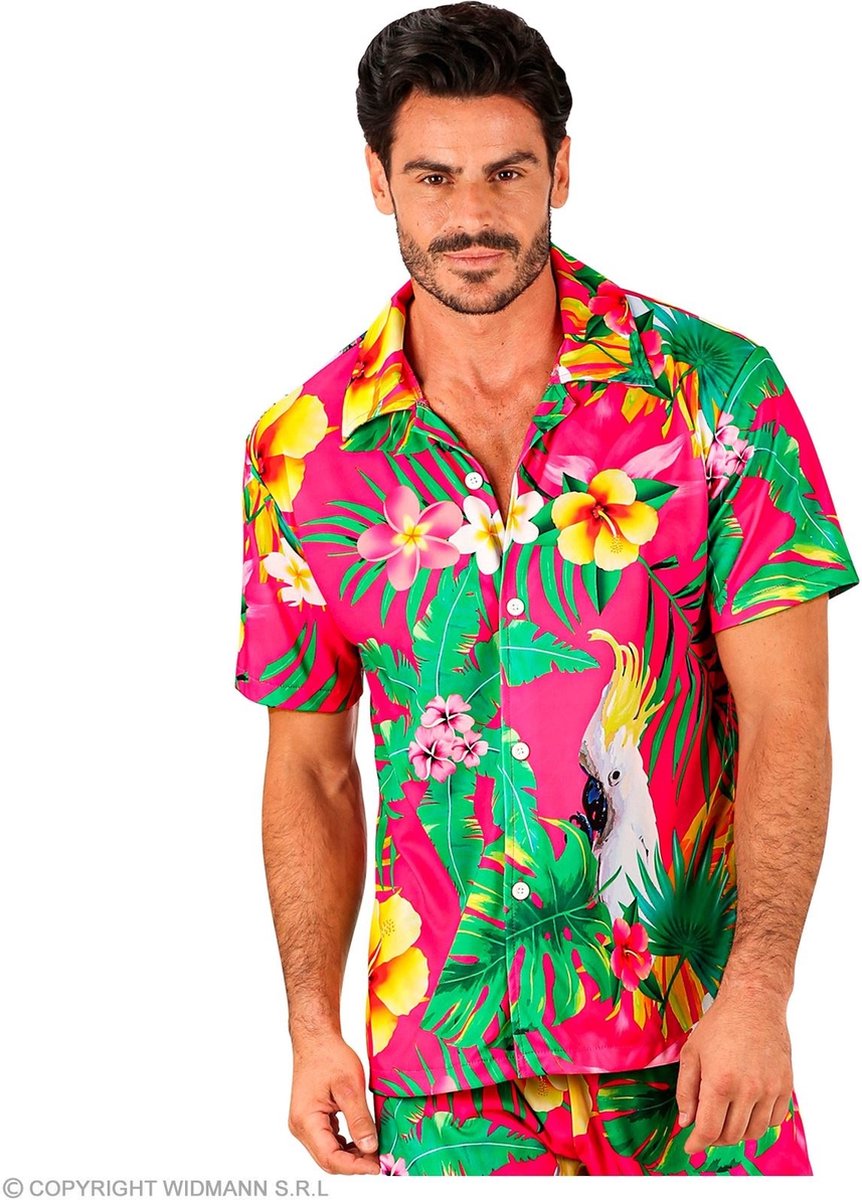 Zomer partyshirt Parrot