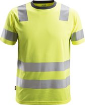 Snickers Workwear T-shirt extensible pour femmes 2530 jaune haute visibilité S