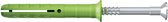 FISCHER - Slaganker N Groen 8x100/60 met schroeven - gemaakt van hernieuwbare grondstoffen - Doos van 45