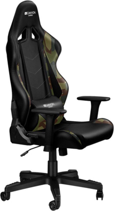 Canyon gaming - gamingstoel Argama - camouflage - 3D armsteun