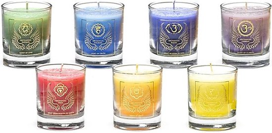 Set de 7 bougies Bougies parfumées Votive Archangels
