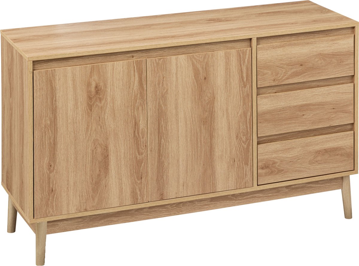 5five Abana Ladekast Dressoir - Buffetkast 39x120x76 cm - Bruin