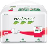 Nateen Easy-B Plus - Non waterproof rechte luier 13 x 54 cm - 16 paquets de 36 protections
