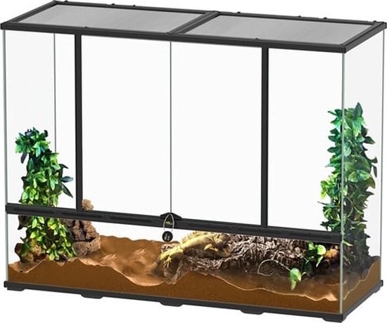 AquAtlantis Terrarium Zwart-001 | 118 x 45 x 90CM