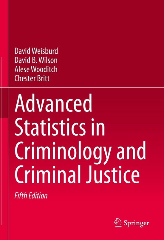 Law and Criminology (R0) - Advanced Statistics in Criminolog ... - cover