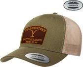 Yellowstone Premium Trucker Cap Olive-Khaki