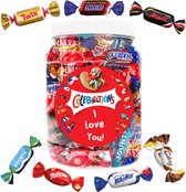 Mars Celebrations mega chocolademix met opschrift "I Love You!" - chocolade van Twix, Snickers, Mars, Bounty, Maltesers, MilkyWay & Galaxy - 580g