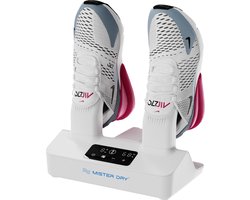 Mister Dry® Schoenendroger Wit - Schoendroger - Elektrische Schoenendroger - Schoenverfrisser - Schoenendrogers - Ozone - Geurvreter voor schoenen
