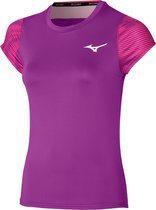 Mizuno T-Shirt Charge Printed Tee Dames Paars