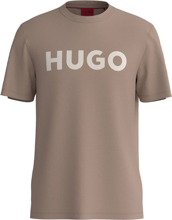 Hugo Dulivio Korte Mouwen Ronde Hals T-shirt Beige S Man