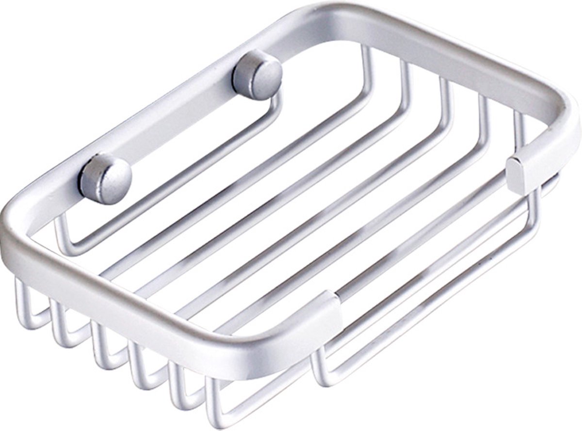 Zeepbakje Luxe RVS Zilver Zeephouder Metaal RVS Douche Badkamer rekje Zeephouder hangend Wandmontage Zeep wandgemonteerde zeephouder Classic drilling