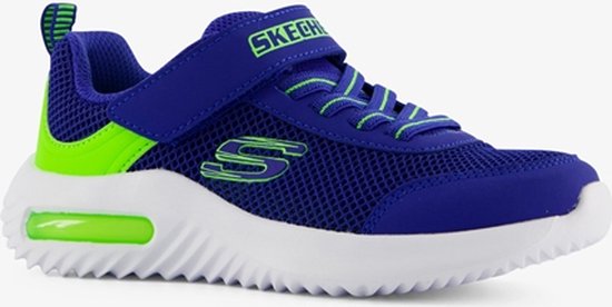 Skechers Bounder Tech kinder sneakers blauw - Maat 34