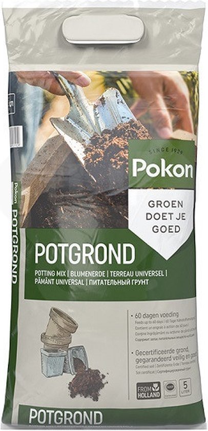 Pokon Universele Potgrond - 70l - Voor binnen en buiten - 60 dagen voeding - Potgrond universeel