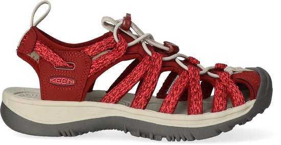 Keen Whisper Sandales de marche pour femme Cayenne/Fired Brick | Rouge | Polyester | Taille 40 | K1028817