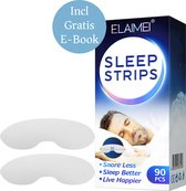 Elaimei Mondtape - Anti-Snurk Mondtape - Slaaptape - 90 Stuks- Incl E-Book - Mond tape