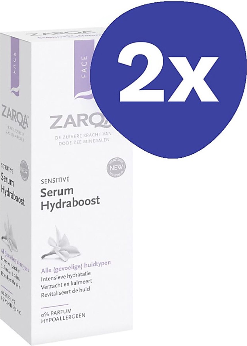 Goedkoopste Zarqa Serum Hydraboost (2x 50ml