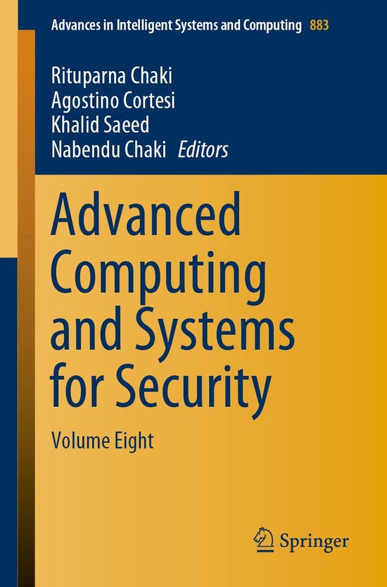 Intelligent Technologies and Robotics (R0) - Advanced Comput ... - cover