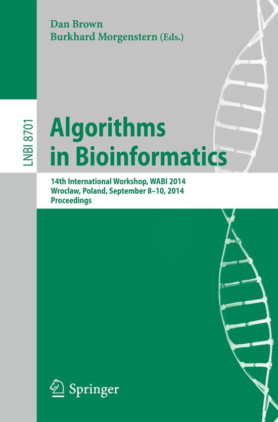 Algorithms in Bioinformatics | 9783662447529 | Boeken | bol