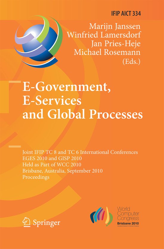 E-government, E-services and Global Processes - cover