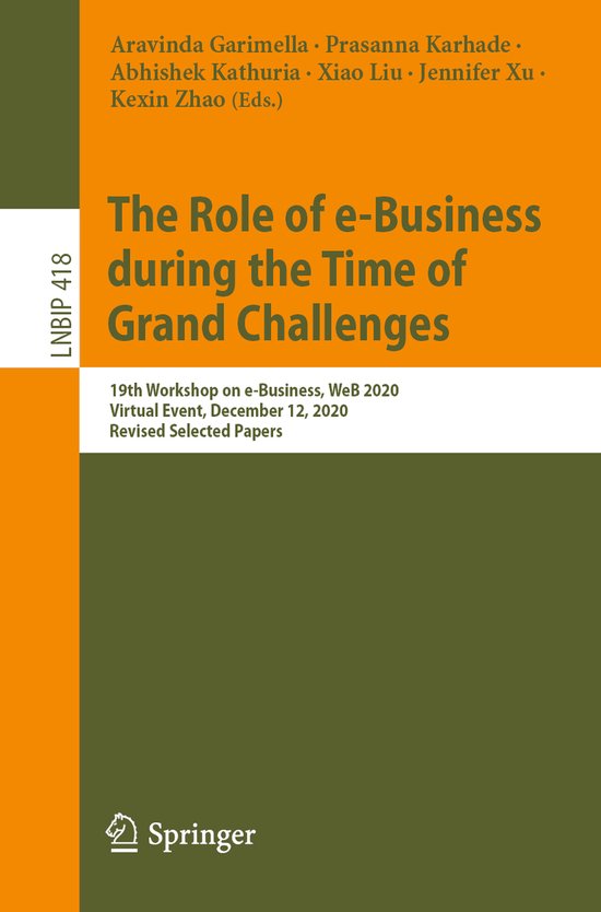 Lecture Notes in Business Information Processing418-The Role ... - cover