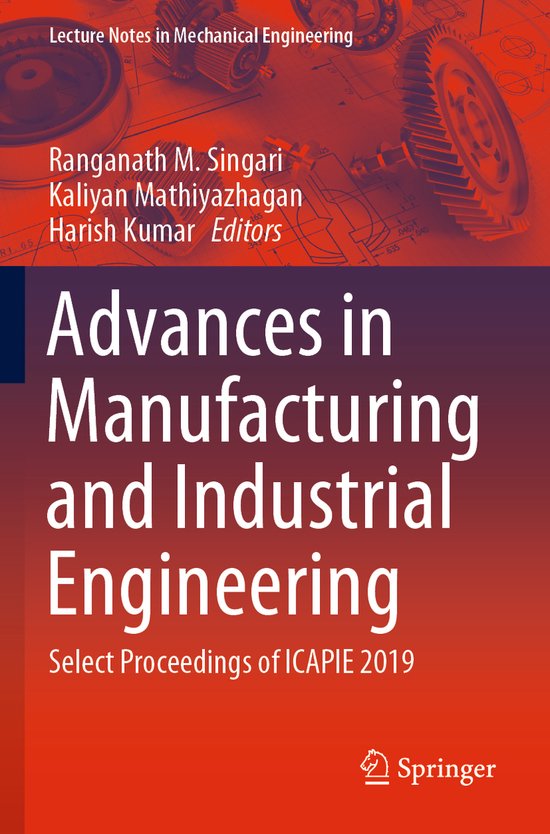 Advances in Manufacturing and Industrial Engineering - cover