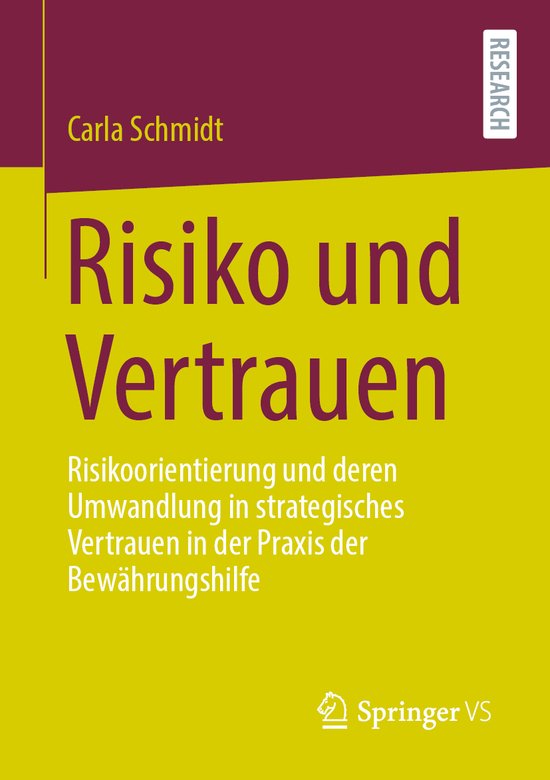 Risiko und Vertrauen - cover
