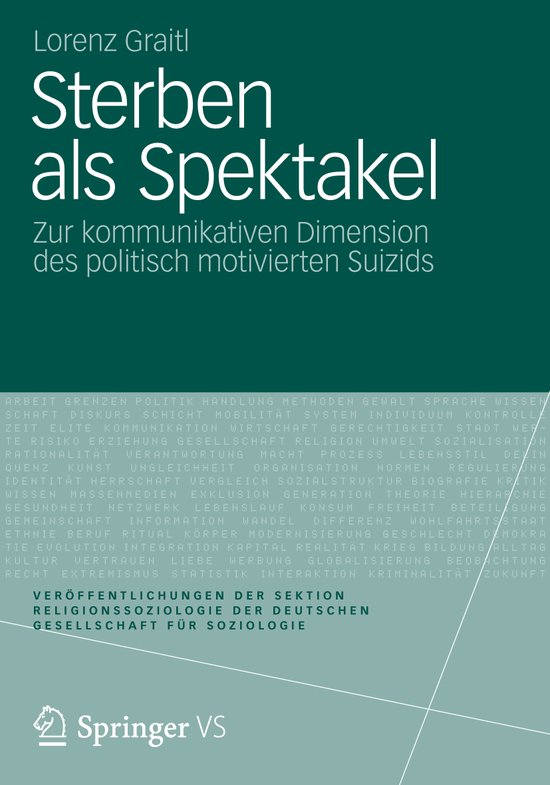 Sterben als Spektakel - cover
