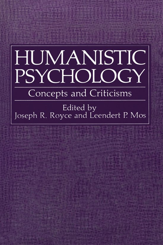 Humanistic Psychology - cover