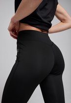 Redmax Sportlegging Dames - Sportkleding - Geschikt voor Fitness en Yoga - Dry Cool - Zwart - S