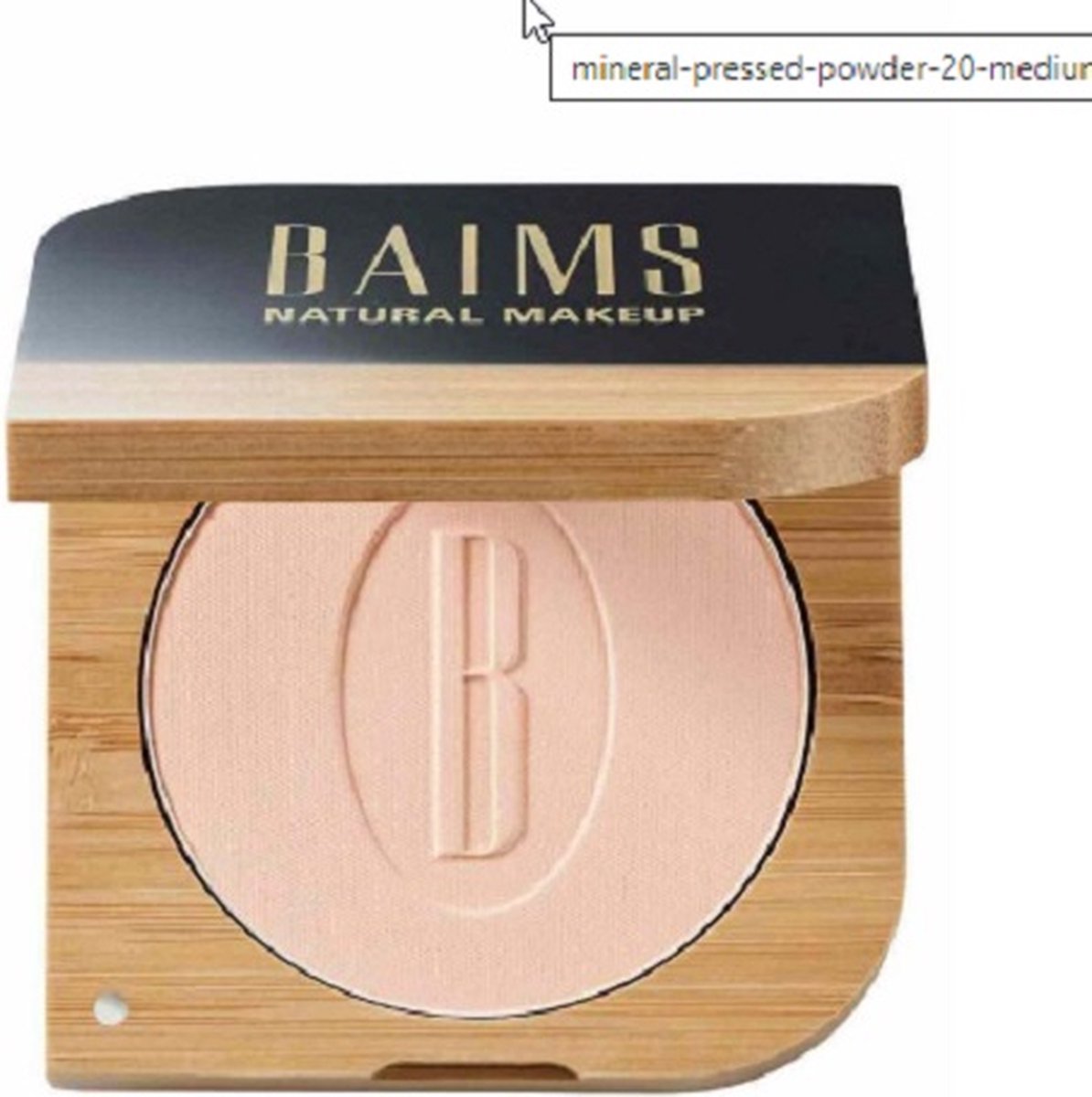 MINERAL PRESSED POWDER 20 MEDIUM - Minerale Make-up - Vegan