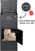 XXL Pakketbrievenbus - GRATIS sticker - PakketPanda® - Brievenbus - Pakketbox - Grote Pakketten - 5* Cilinderslot