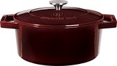 Berlinger Haus 6516 - Gietijzeren braadpan - Burgundy collection - 20 cm - Bordeaux