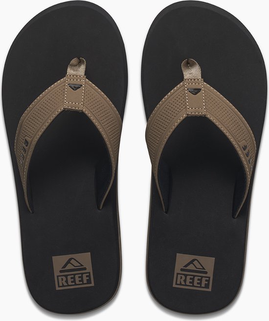 Reef The Layback black/Tan Slippers - Zwart/ Cognac - Taille 44