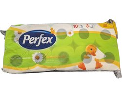 Geparfumeerd Kamille Toiletpapier Perfex - 10 rollen - 3 laags