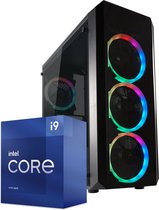 Circular RGB Gaming PC | Intel Core i9-11900KF | GeForce RTX 4060 | 32 GB DDR4 | 1 TB SSD - NVMe | Windows 11 Pro