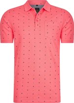 Mario Russo - Heren Polo SS Polo Seals - Roze - Maat L