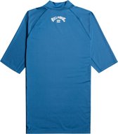 Billabong - UV-Rashguard voor mannen met korte mouwen - Waves All Day - UPF50+ - Donkerblauw - maat M